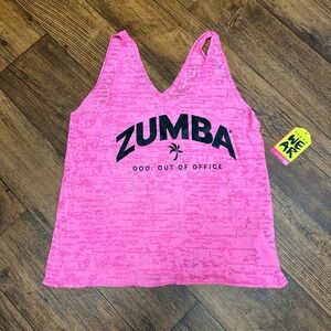 Zumba Fitness Vibrant Pink Tank Top